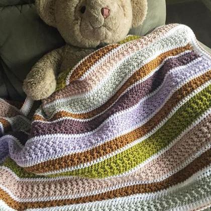 Crochet Pattern - The Bellame Baby Blanket - Pdf..