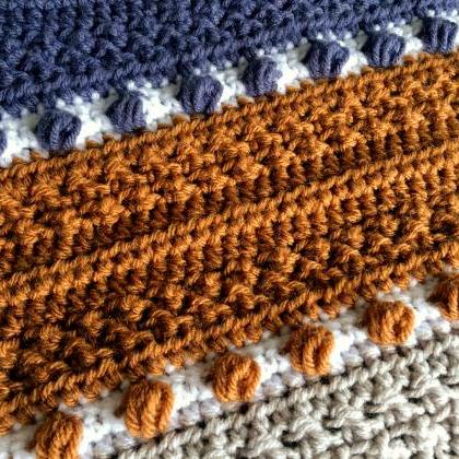 Crochet Pattern - For The Love Of Texture Afghan...