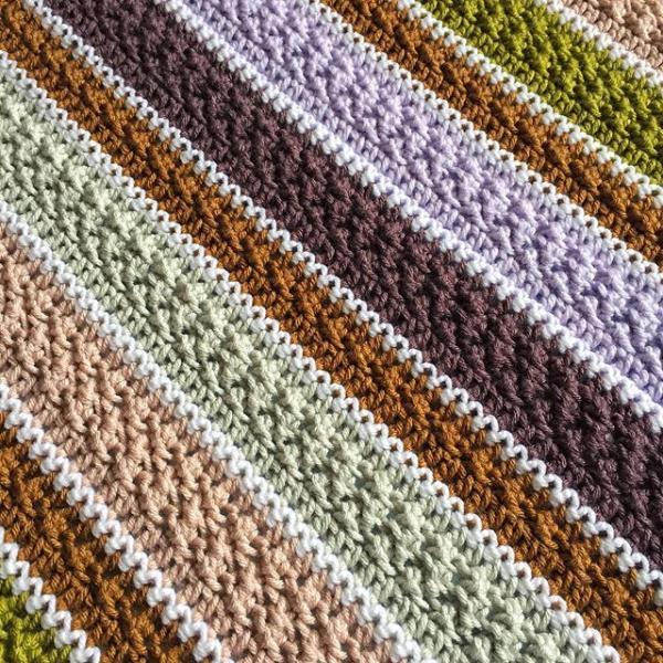 How to Crochet the Mountain Mama Textured Blanket - This Pixie Creates